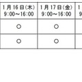 相談実施日時・相談受付場所・電話番号