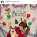 1児の母・田中れいな、子供との初めてのクリスマスSHOTに反響「めっちゃいい笑顔」「幸せそう」 画像