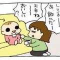 すまん、３人目の離乳食は本当に無理だった（汗）【うちの３姉妹＃32】 画像