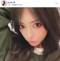 浜崎あゆみ、暗髪×目ヂカラ際立つアップSHOTをファン絶賛「可愛すぎてびっくり」「お人形さんみたい」 画像