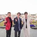 田原俊彦、亀梨和也、岩田剛典（C）日本テレビ