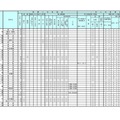 学校裁量についての実施予定一覧表
