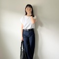 大人の白Ｔ×デニムスタイル。【GU】と【ユニクロ】のコレで洗練コーデが完成【40代の毎日コーデ】