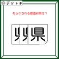 クイズです！「図が表す都道府県は？」状態を読み解こう【難易度LV２.・甘口】