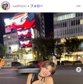 「シャッフルアイランド」羽柴なつみ、ベアトップで大胆胸元披露「表情反則」「セクシー」の声 画像