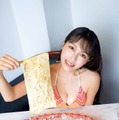 “大食いインフルエンサー”食いしん坊女子 りっかちゃん、グラビア初挑戦 ビキニ姿での満腹ショットも 画像