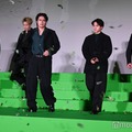 映画「WIND BREAKER／ウィンドブレイカー」キックオフイベントに出席した萩原健太郎監督、綱啓永、水上恒司、木戸大聖、JUNON（BE:FIRST）（C）モデルプレス