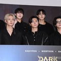 プレミアムイベントに登壇したENHYPEN／（上段左から）SUNGHOON（ソンフン）、SUNOO（ソヌ）、JUNGWON（ジョンウォン）、NI-KI（ニキ）、（下段左から）HEESEUNG（ヒスン）、JAY（ジェイ）、JAKE（ジェイク）（C）モデルプレス