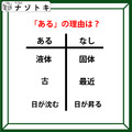 あるなしクイズです！「『液体』にあって『個体』にない。『古』にあって『最近』にない」あるの理由、分かりますか？【難易度LV.３・中辛】 画像