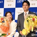 “りくりゅう”三浦璃来選手＆木原龍一選手、引退会見に出席 登壇後すぐ涙の木原選手に三浦選手「泣かないで」 画像
