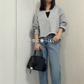 春夏デニムは決めた？足首が出る【GU】ストレートジーンズは、デイリーコーデに活躍しそう！【40代の毎日コーデ】 画像