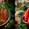 左：VegeHolic　右：大衆喫茶つばき