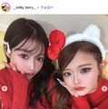 「今日好き」雨宮由乙花＆未苺姉妹「2人合わせて35kg痩せた」2ショット動画に反響「スタイル抜群」「系統違いの最強姉妹」 画像