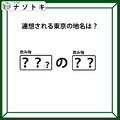 クイズです！「連想される東京の地名は？」空欄にはそれぞれ飲み物が入ります【難易度LV.３・中辛】