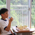 クラス全員での給食時間