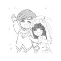 無事に結婚式を挙げたパパと彼女。そんなふたりを見つめる娘の表情は…【パパ、赤ちゃんが生まれないなら再婚してもいいよ #５】 画像