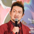 中村獅童、次男・夏幹くんの“完全防御”姿公開「前見えてる？」「笑顔なのが可愛い」 画像