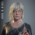 【ムービー・マスターピース】『プレデター：バッドランド』1/6スケールフィギュア　ティア＆バド & © 20th Century Studios