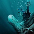 クジラの体内から脱出しろ！絶体絶命のサバイバルスリラー『クジラに落ちた男』ポスター＆場面写真 画像