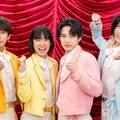 「冠モナキ」囲み取材会に登場したじん、おヨネ、ケンケン、サカイJr.／モナキ（C）モデルプレス