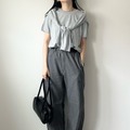 【ユニクロ・GU】全身グレーコーデ。ワントーンを洗練見えさせる鍵は”濃淡”【40代の毎日コーデ】