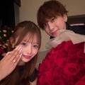 カップルYouTuber・つーさんとゆっぴ、婚約発表 出会いは小学生・高校で破局→復縁5年記念日にプロポーズ 画像