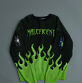 ヴィランズ/ジャガードニット　カラー：Black　価格：￥5,990
