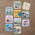 ランダムミニタオル 各￥550※10種類のうち1つはシークレット／© 2026 Peanuts Worldwide LLC