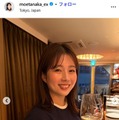 テレ朝・田中萌アナ、ノースリワンピ衣装ショットに反響「大人っぽくて素敵」「健康的でスタイル抜群」 画像