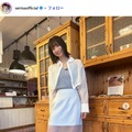 芹那「背中丸見え赤レース」美脚＆美背中際立つ大胆衣装姿公開「見惚れる」「スタイル異次元」と反響 画像
