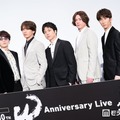 WEST.（左から）中間淳太、神山智洋、藤井流星、重岡大毅、小瀧望、濵田崇裕、桐山照史（C）モデルプレス