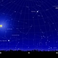 中秋の名月 2026年9月25日 20時ごろ 東京の星空 (c) 国立天文台