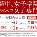 栄光ゼミナール中野校 最難関女子中学受験専門館