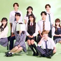 「今日、好きになりました。スウォン編」（後列左から）とあ、おとは、りひと（前列左から）まこと、こたろう、みさき、のあ、けい、せいら（C）AbemaTV, Inc.