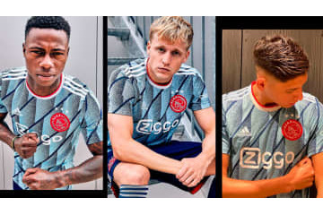 アヤックス、「冷たいブルー」の2020-21新アウェイユニフォームを発表！ 画像