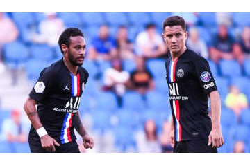 ネイマールもはしゃぐ！PSGエレーラとの「マジカルコンビ芸」がこれ 画像