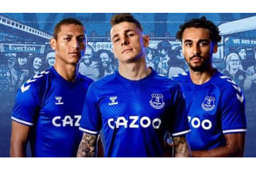 エヴァートン、2020-21新ユニフォーム発表！「hummelがNEWサプライヤー」 画像