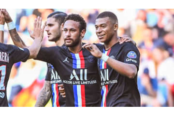 PSG、試合再開！ネイマールが4人を瞬殺した「超フェイントゴール」がこれ 画像