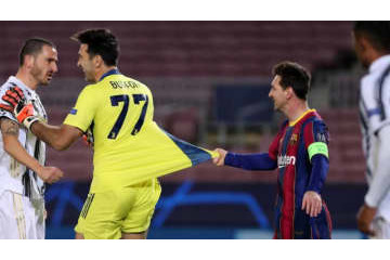 CLであった！メッシとブッフォンの「ユニフォーム交換」がいい 画像