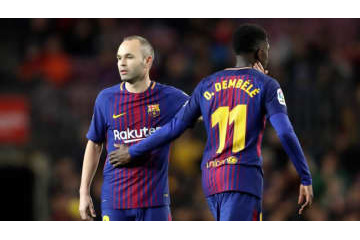 イニエスタに学んだバルサFWデンベレ、メッシは“1人でやるな”と助言 画像