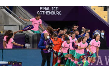 バルセロナ、女子CL初優勝！「総得点128ゴール」の超破壊力でチェルシーを粉砕 画像
