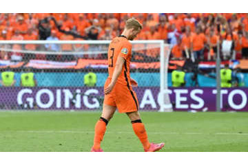 「オランダ敗退は自分のせい」 デリフト、EUROでの一発退場を後悔 画像