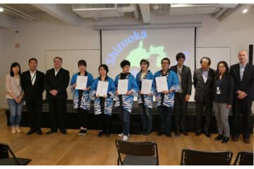 「日本とブラジルの懸け橋に」＝静岡文芸大学生が県魅力発信＝ＪＨや県人会、ＵＳＰで交流 画像