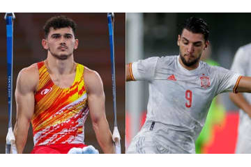 日本と戦うスペイン代表FW、なんと従弟の体操選手も東京五輪に出場してた！ 画像