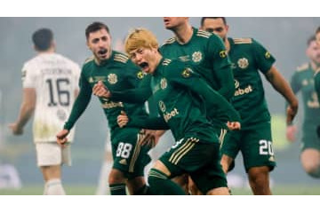 セルティック古橋、劇的2ゴールで初優勝！英雄になった超シュートがこれ(動画あり) 画像