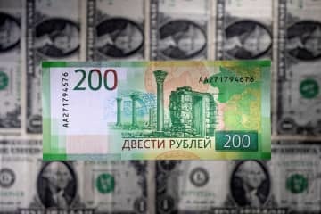 ロシア通貨ルーブルが最安値更新 画像