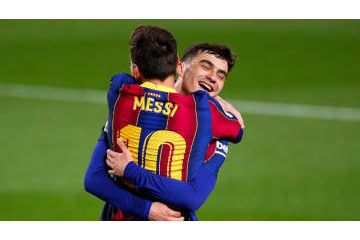 「メッシに戻ってきてほしい」バルセロナMFペドリが吐露 画像