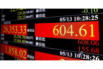 東証、午前終値2万6421円 画像