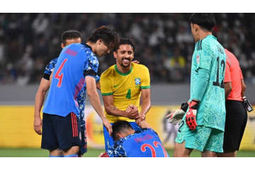 日本は韓国より手強かった…ブラジル代表DFマルキーニョスが吐露 画像