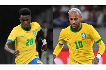 日本戦で助けにならず…ヴィニシウスとネイマール、明暗分かれる 画像